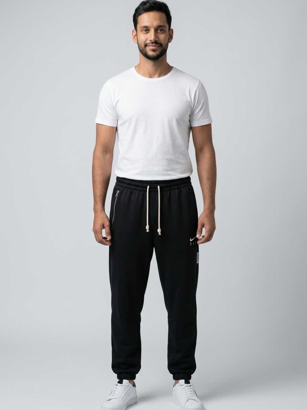Nike Black FLY Logo Jogger Sweatpants size 2XL - Picture 8 of 8